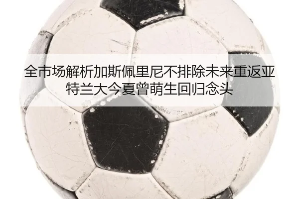 全市场解析加斯佩里尼不排除未来重返亚特兰大今夏曾萌生回归念头